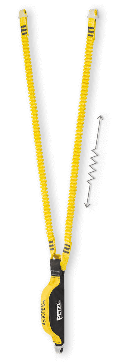 Petzl Lanyard Absorbica Veiligheidslijn Y