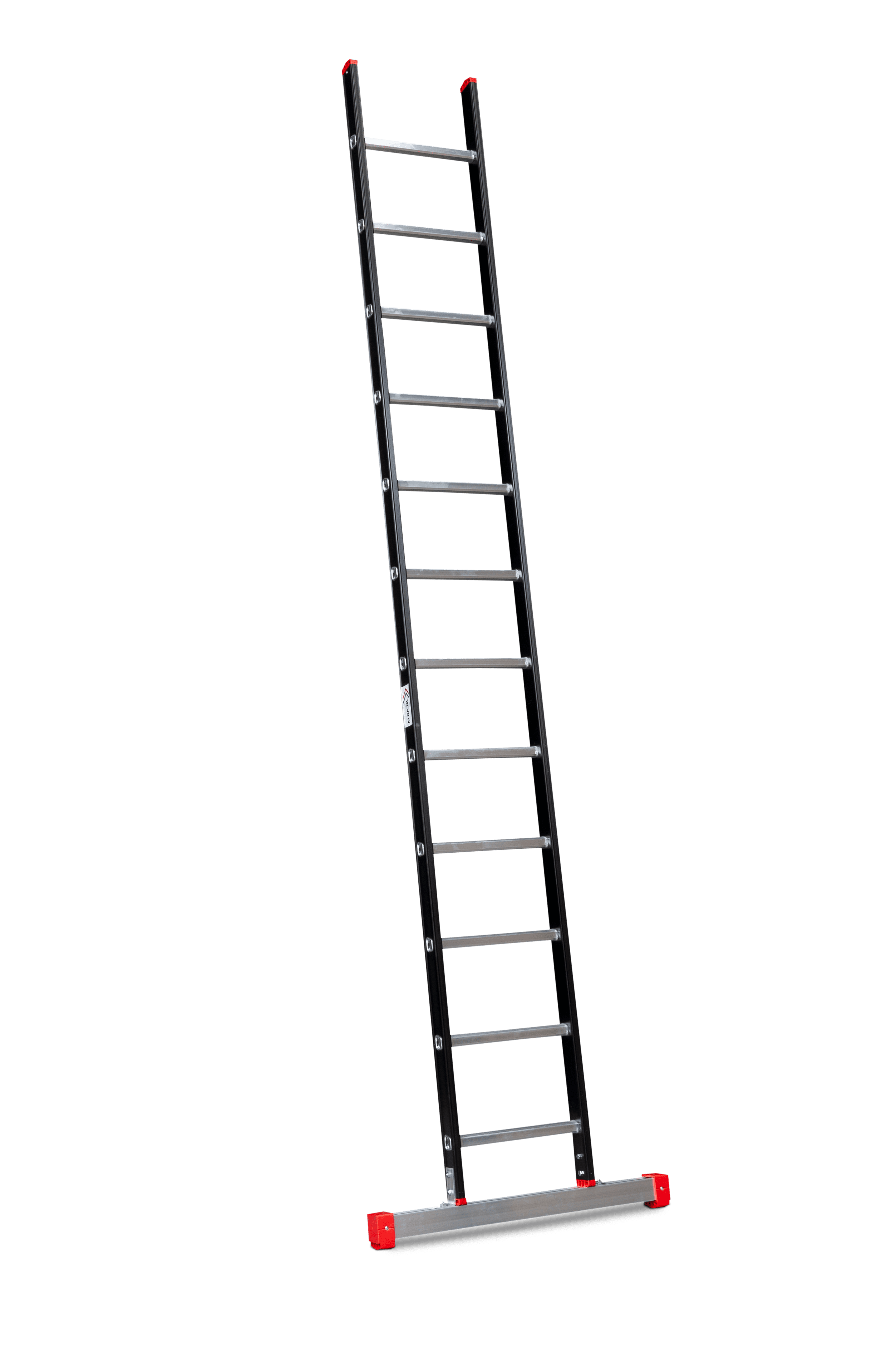 Enkele ladder met stabiliteitsbalk 