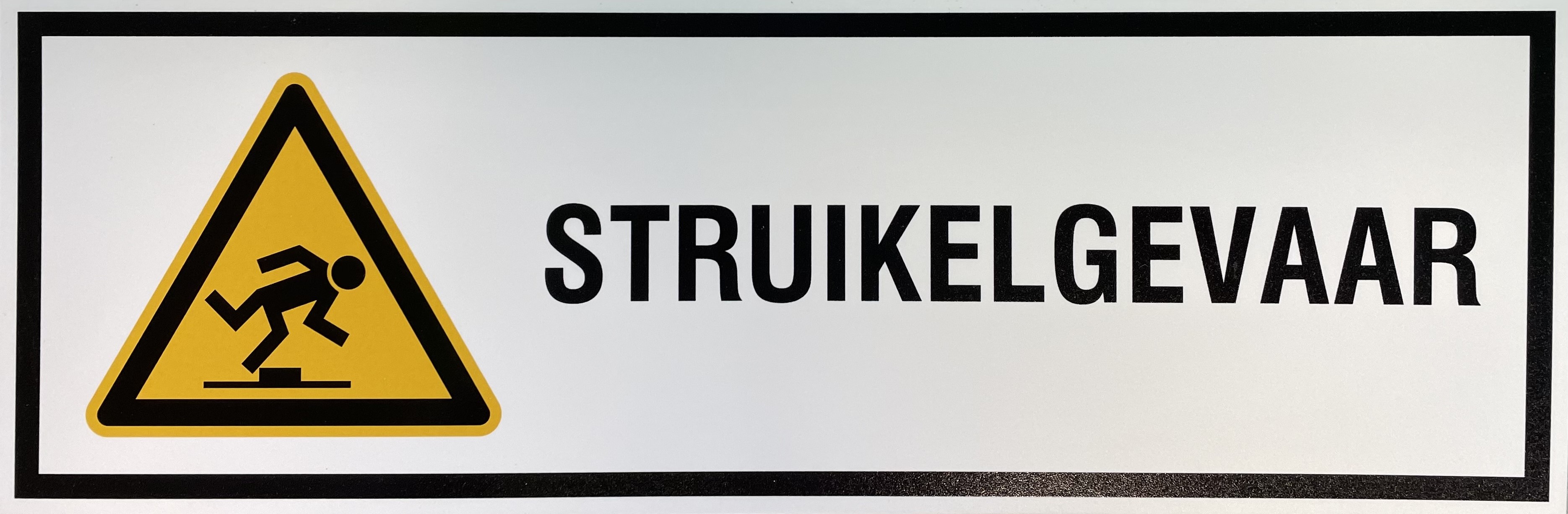 Veiligheidsbord 'Struikelgevaar' 
