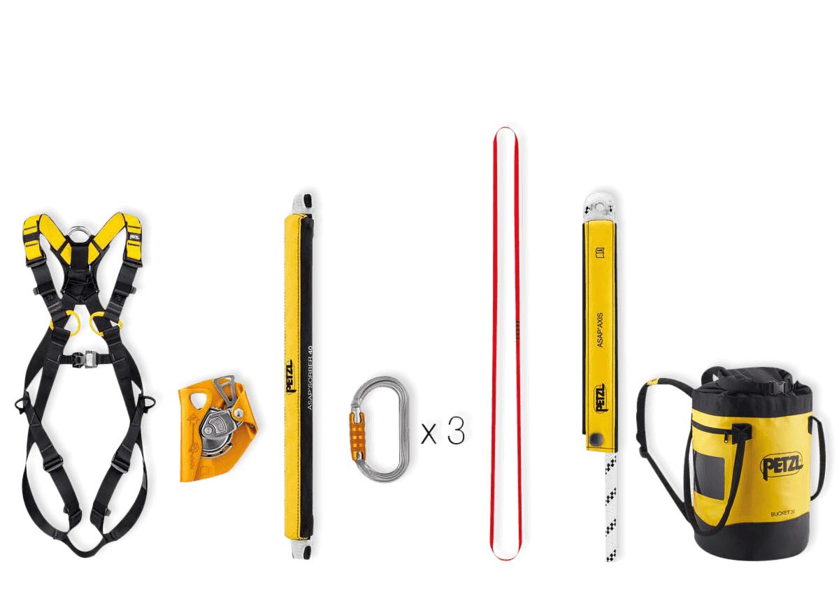 Petzl ASAP Lock Valbeveiliging set