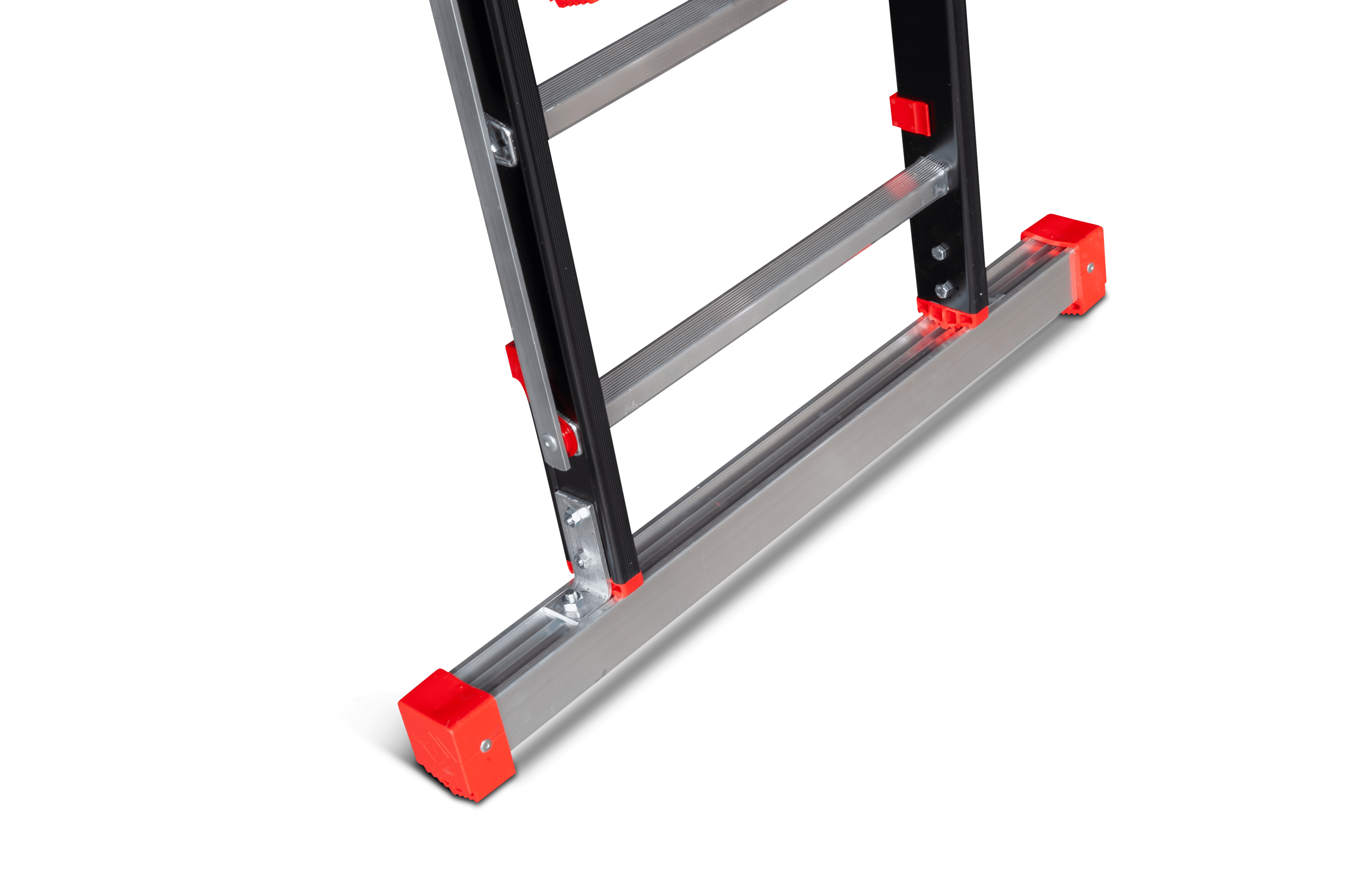 Enkele ladder met stabiliteitsbalk 