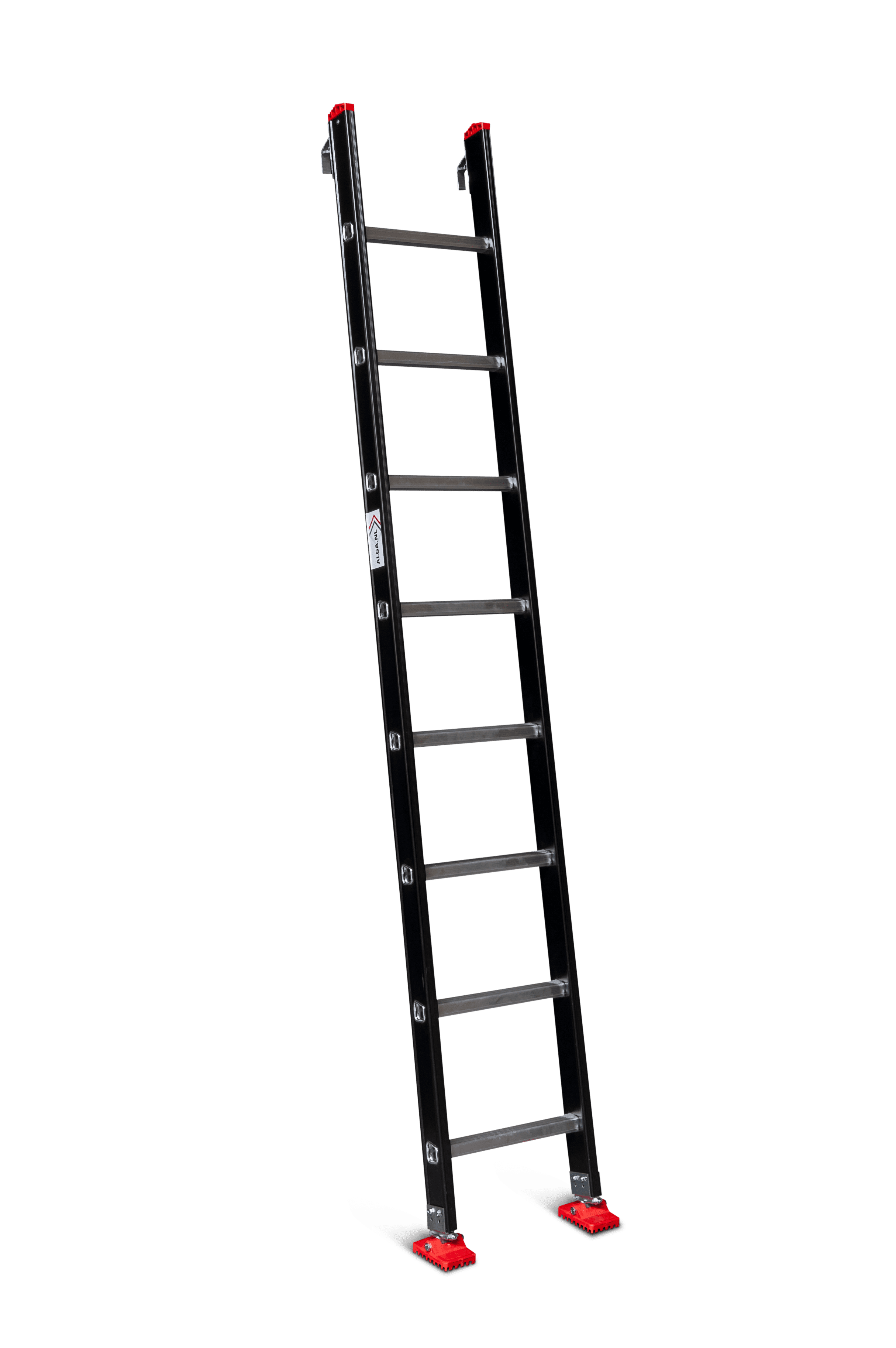 Enkele ladder met ladderhaken