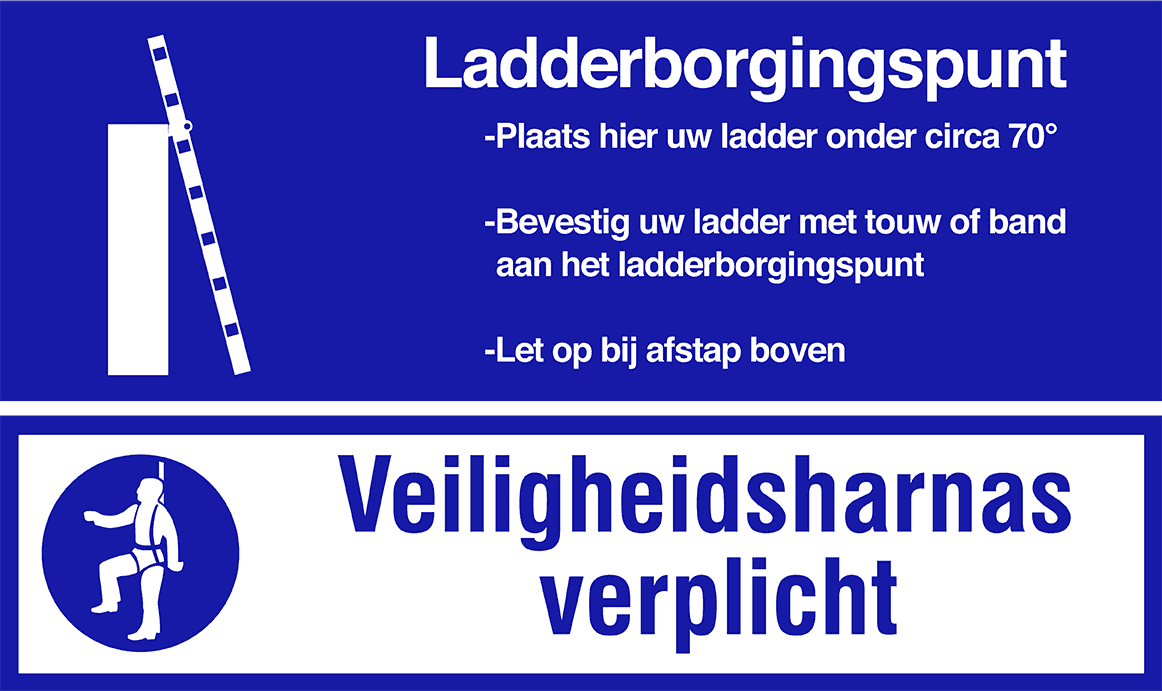 Veiligheidsbord Combi-pictogram