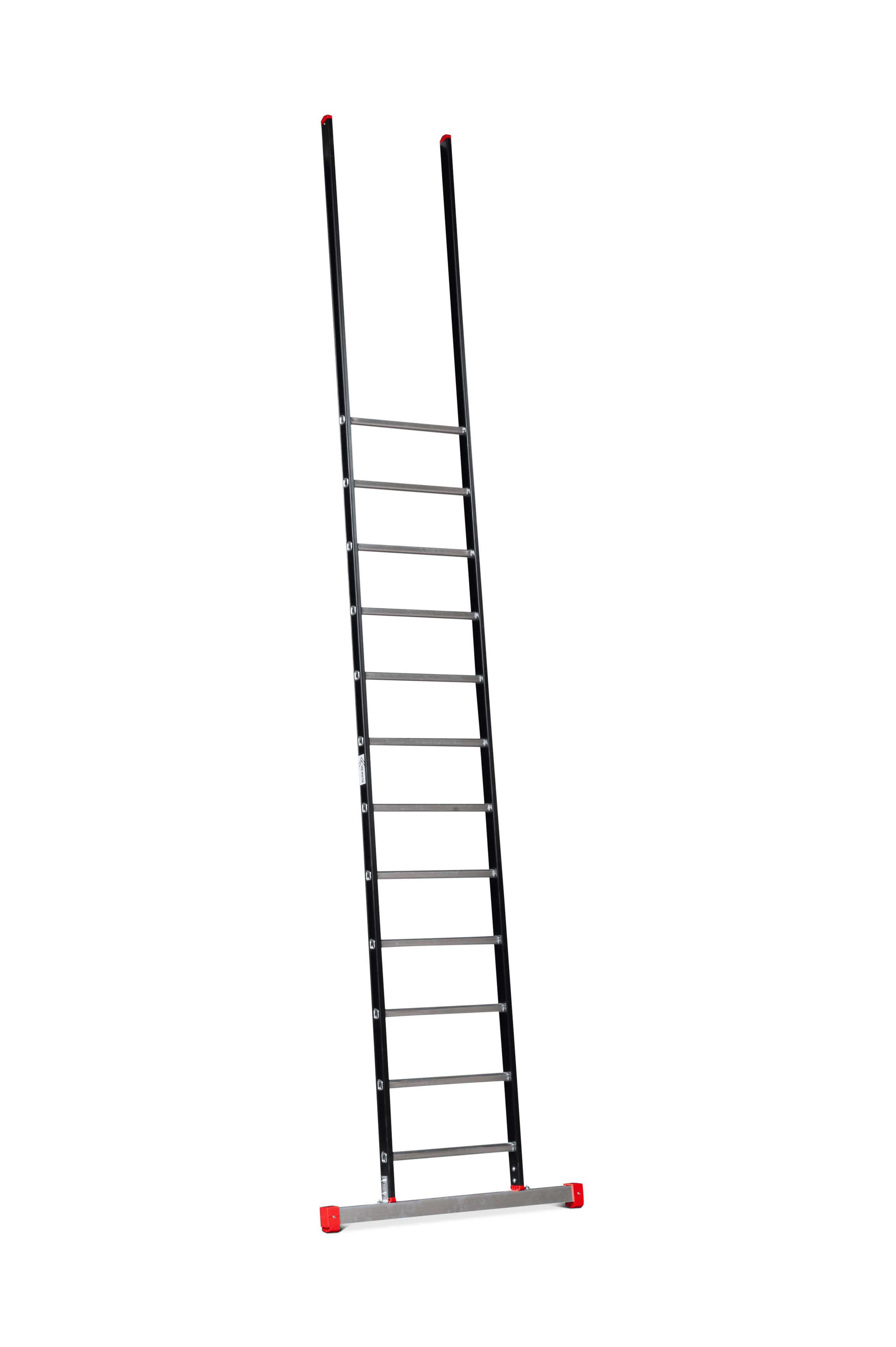 Bouwladder met stabiliteitsbalk