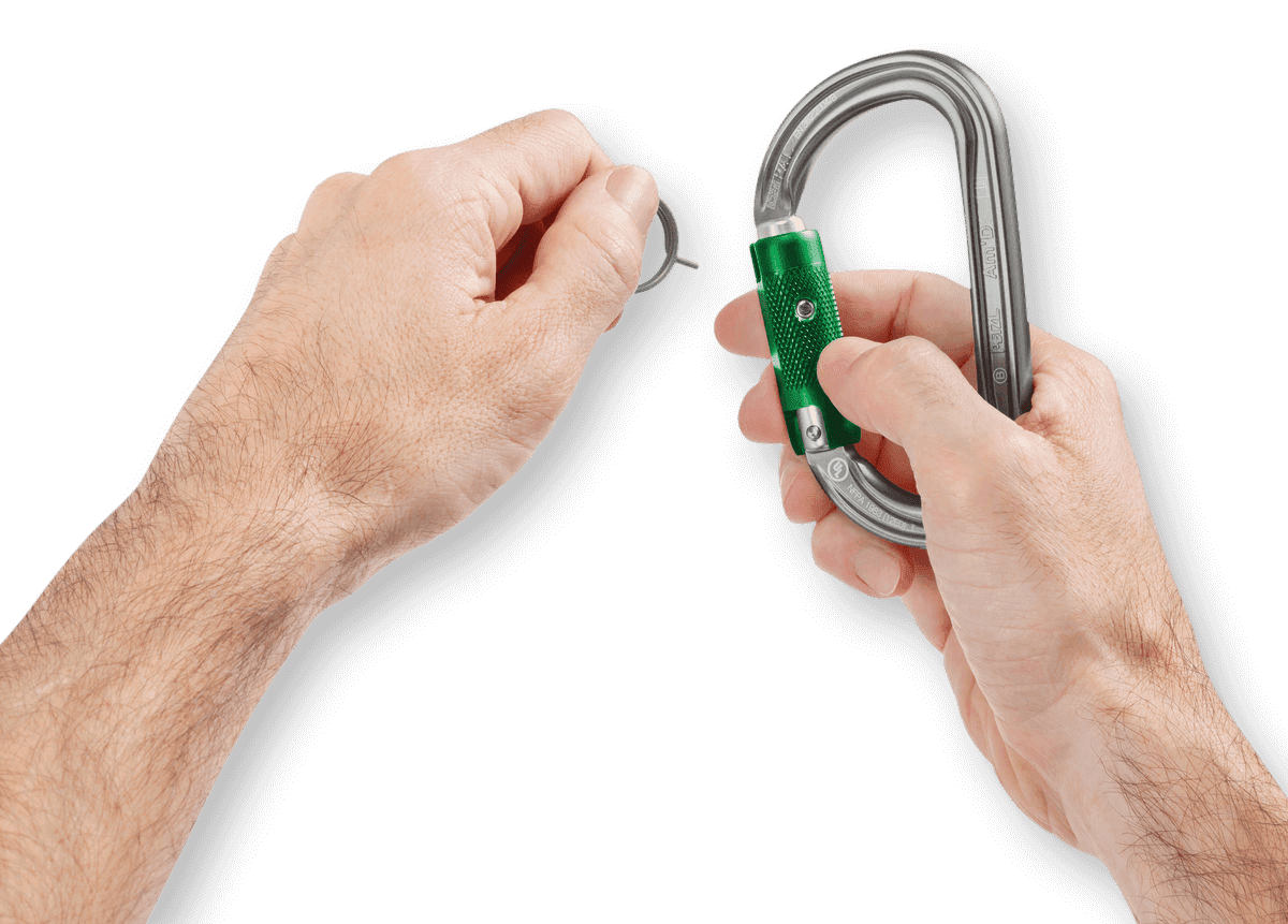 Petzl 10 Am'D Pin-Lock Carabiners