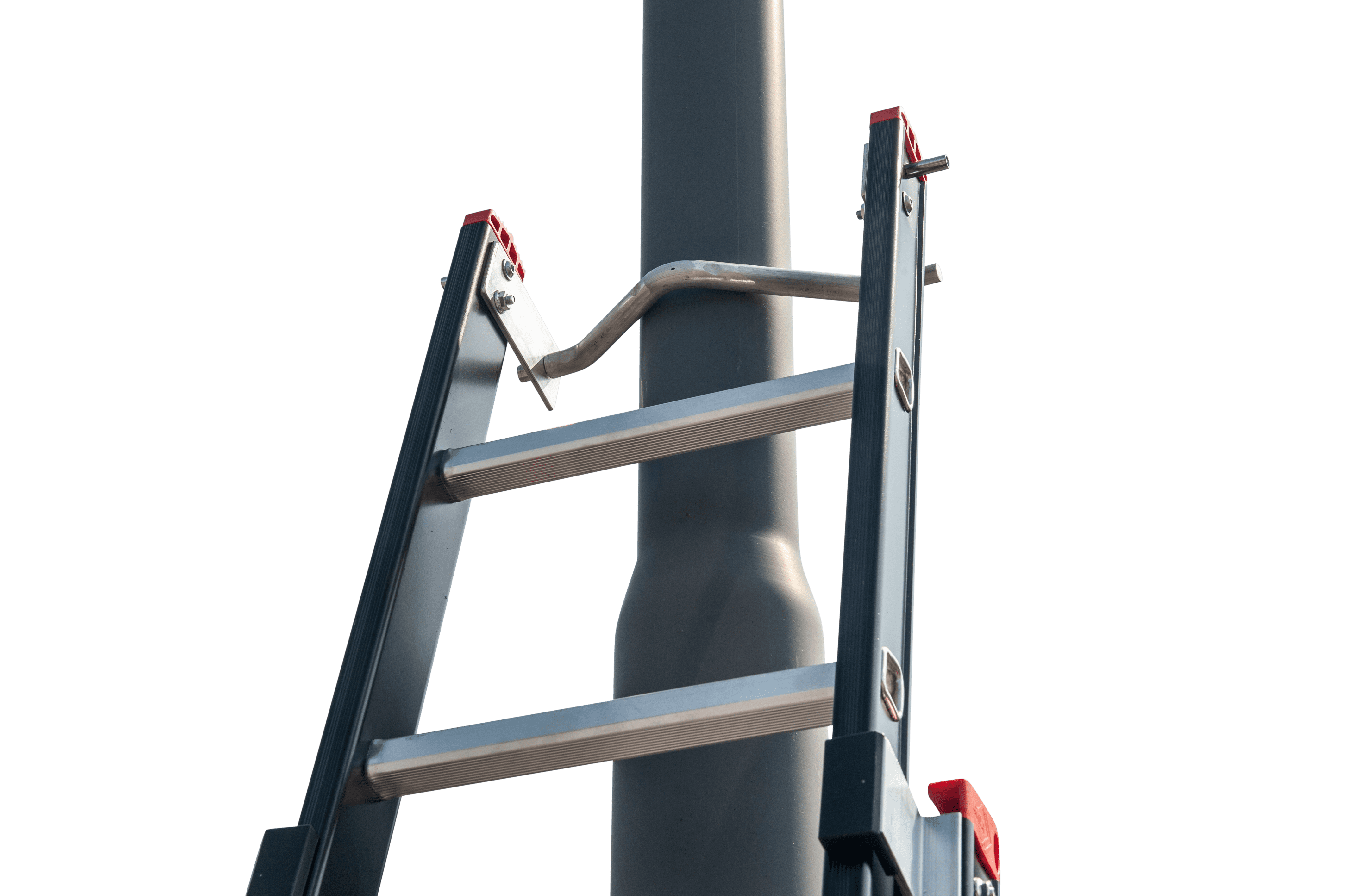 Paalbeugel voor enkele ladders